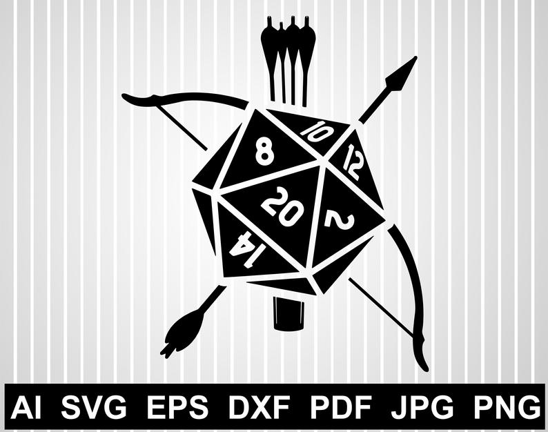 794x626 Geek Cuts For Cricut Rpg Vector Design Free Etsy