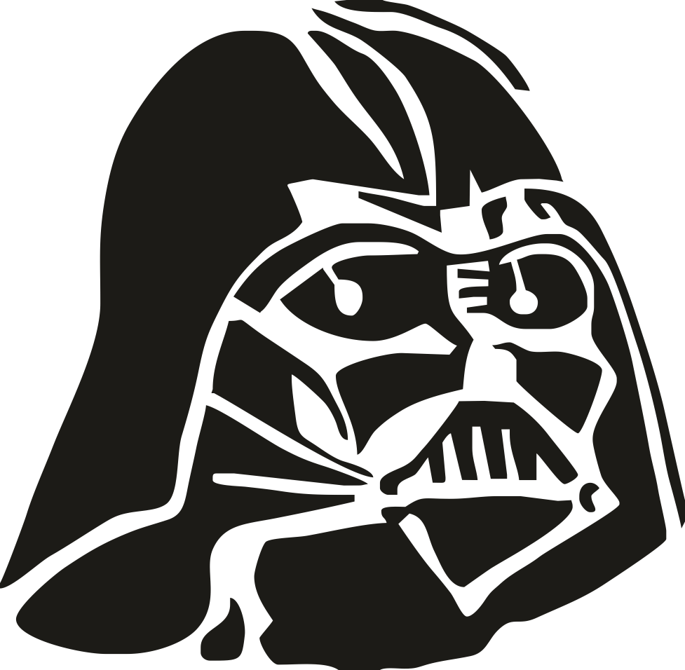 Darth Vader Stencil Vector Graphic Design Vector 977x956 Darth Vader Stencil Vector Graphic Design Vector