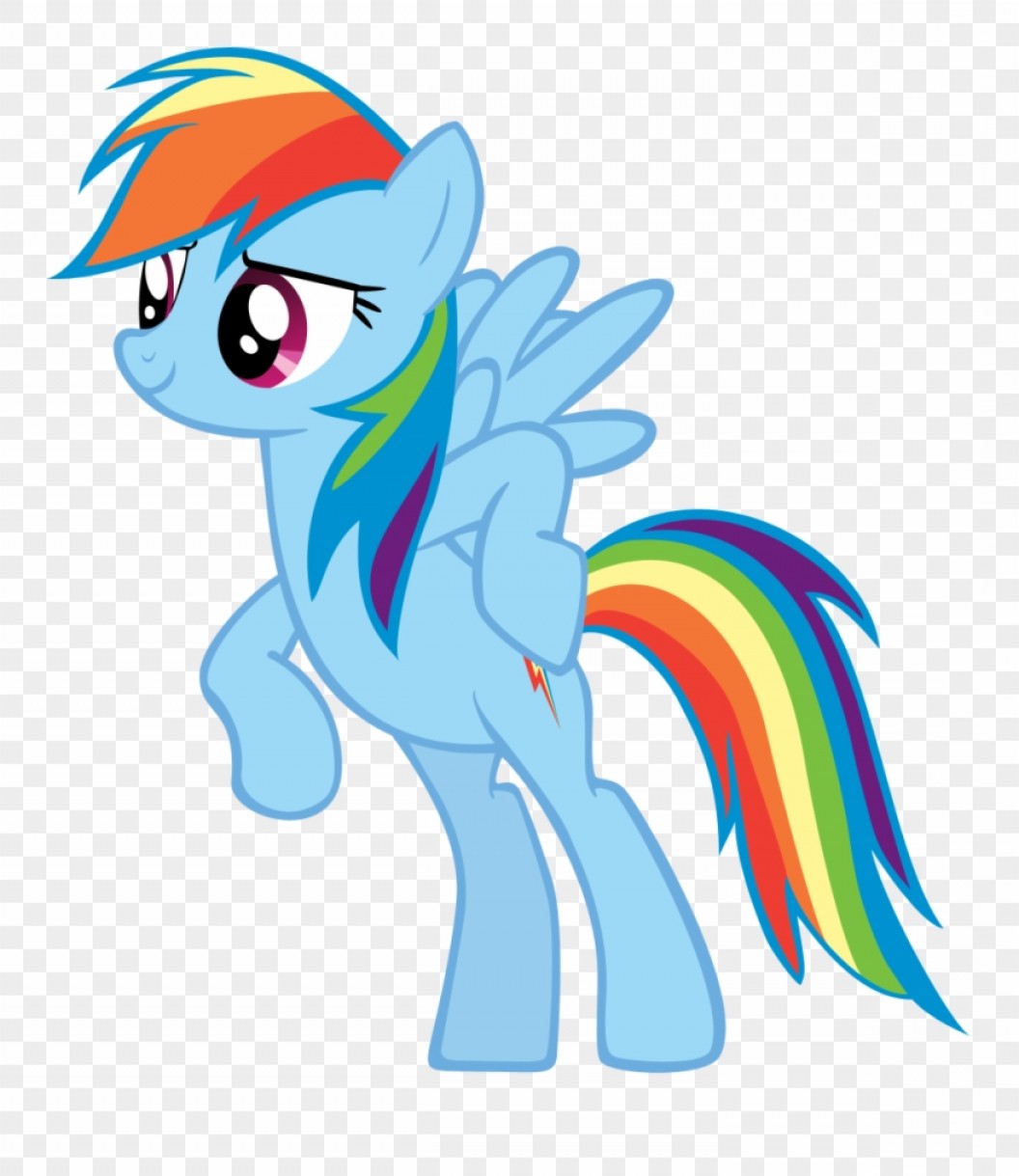 1056x1219 Bjriobc First Vector Mlp Rainbow Dash Happy Clipart Handandbeak