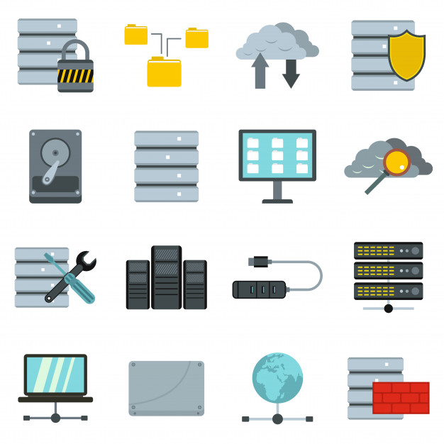 626x626 Database Icons Set Vector Premium Download