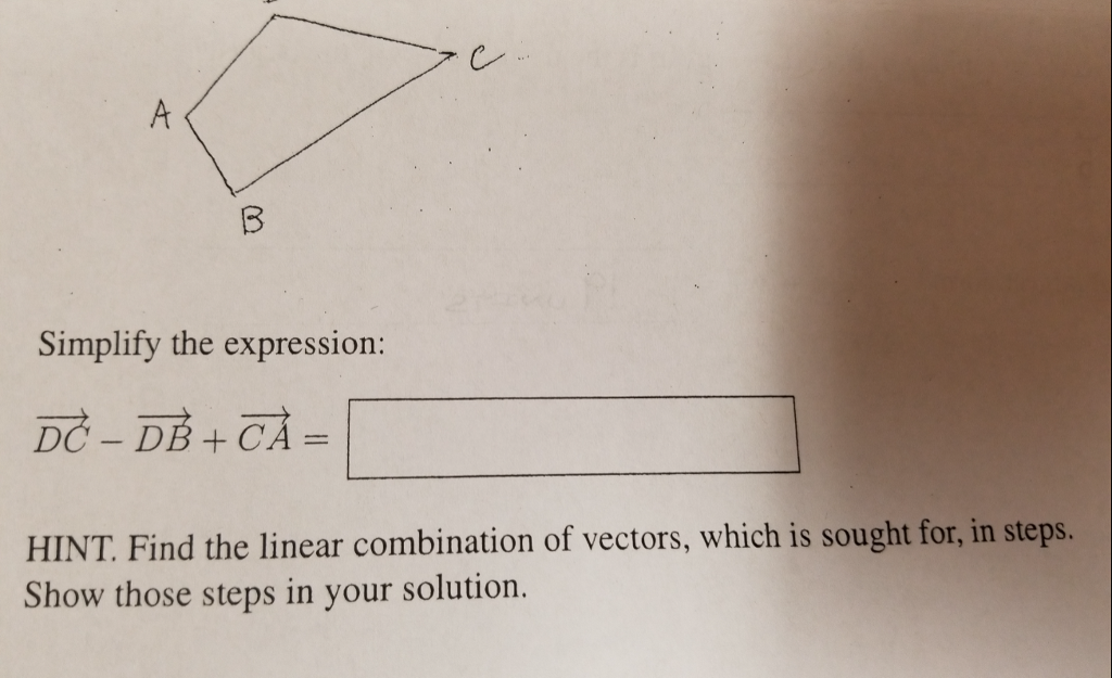 Solved Simplify The Expression Dc Vector 1024x625 Solved Simplify The Expression Dc Vector