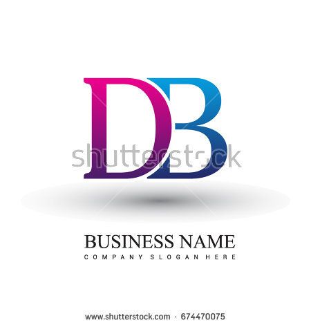 Initial Letter Logo Db Colored Red And Blue, Vector Logo Design 450x470 Initial Letter Logo Db Colored Red And Blue, Vector Logo Design