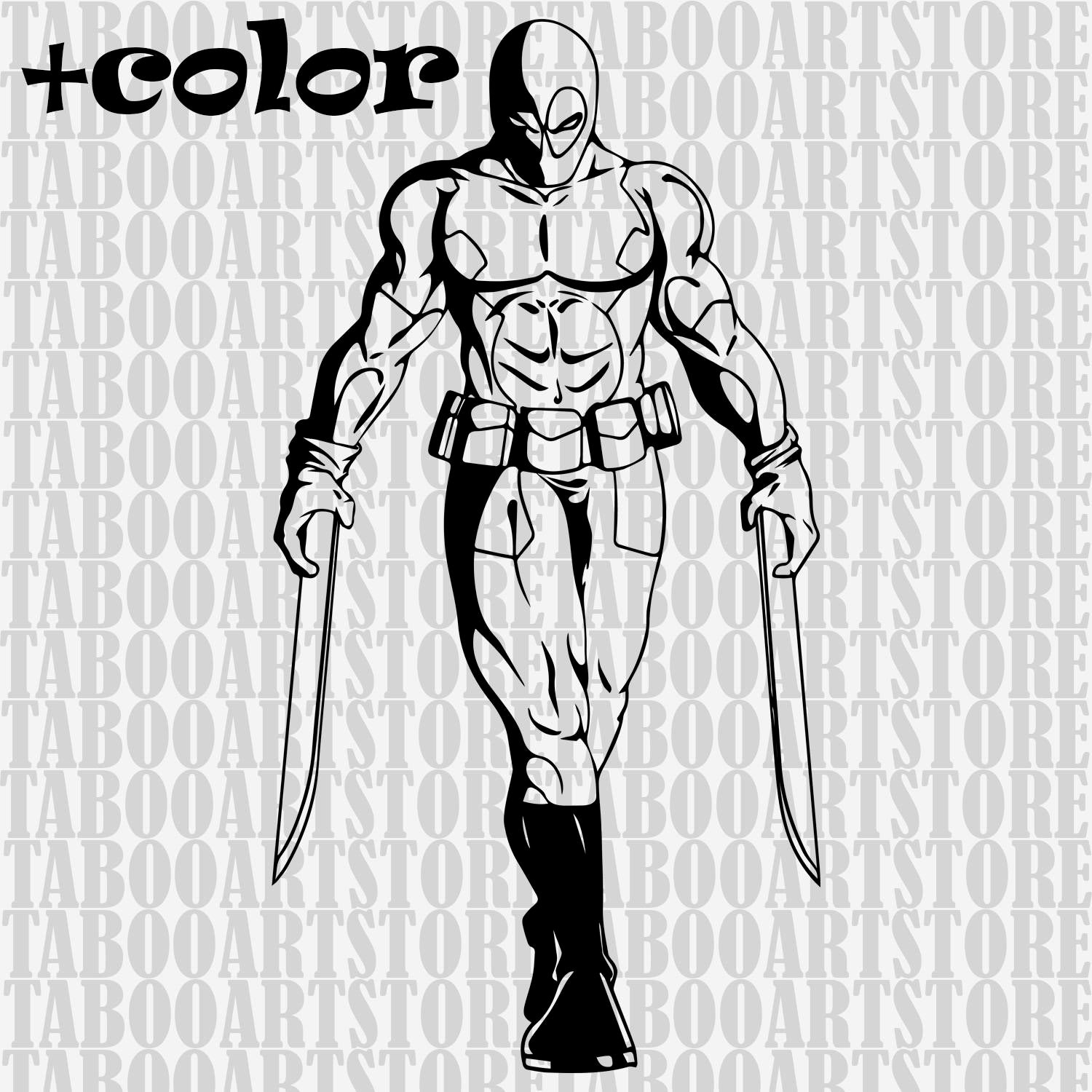 1500x1500 Deadpool Clipart Deadpool Deadpool Vector Deadpool Etsy