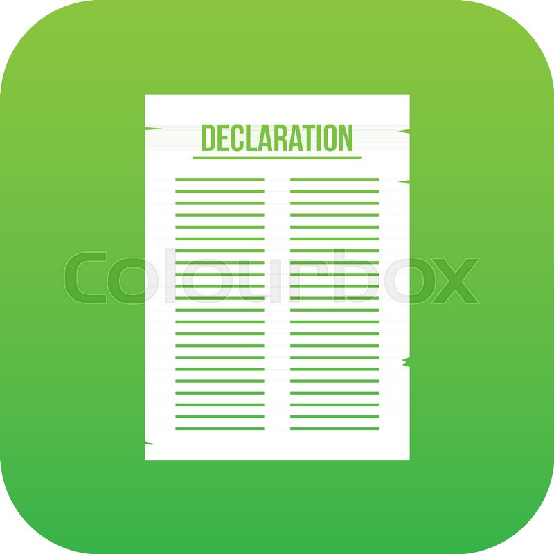 800x800 Declaration Of Independence Icon Stock Vector Colourbox