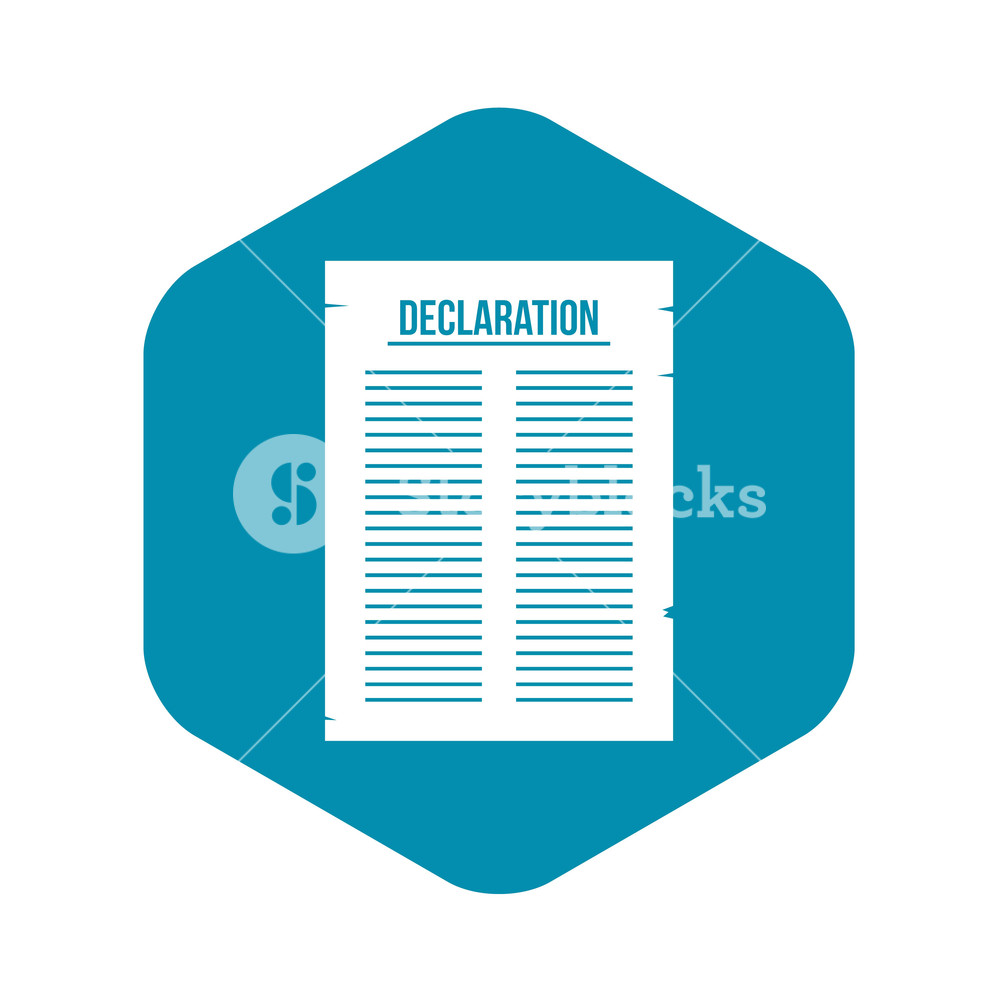 1000x1000 Declaration Of Independence Icon Simple Illustration