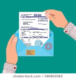 267x280 Hands Holds Envelope With Tax Declaration Paper Document Tax Day