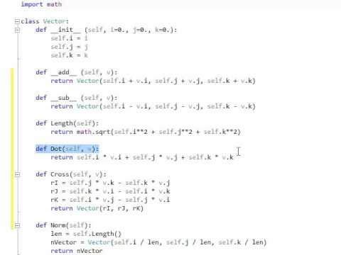 480x360 Vectors In Python