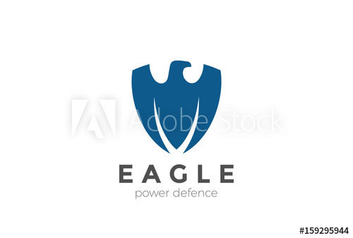 Eagle Shield Shape Logo Vector Defense Security Guard Icon 500x337 Eagle Shield Shape Logo Vector Defense Security Guard Icon