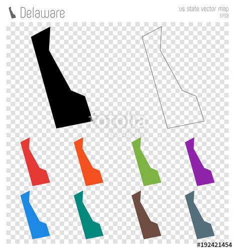 Delaware High Detailed Map Us State Silhouette Icon Isolated 469x500 Delaware High Detailed Map Us State Silhouette Icon Isolated