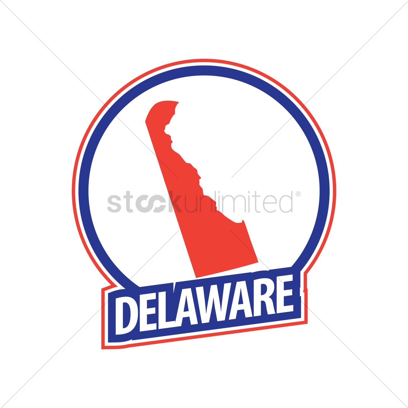 Delaware State Map Vector Image 1300x1300 Delaware State Map Vector Image