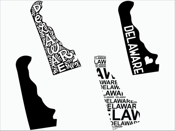 Delaware Delaware State Delaware Silhouette Etsy 570x428 Delaware Delaware State Delaware Silhouette Etsy