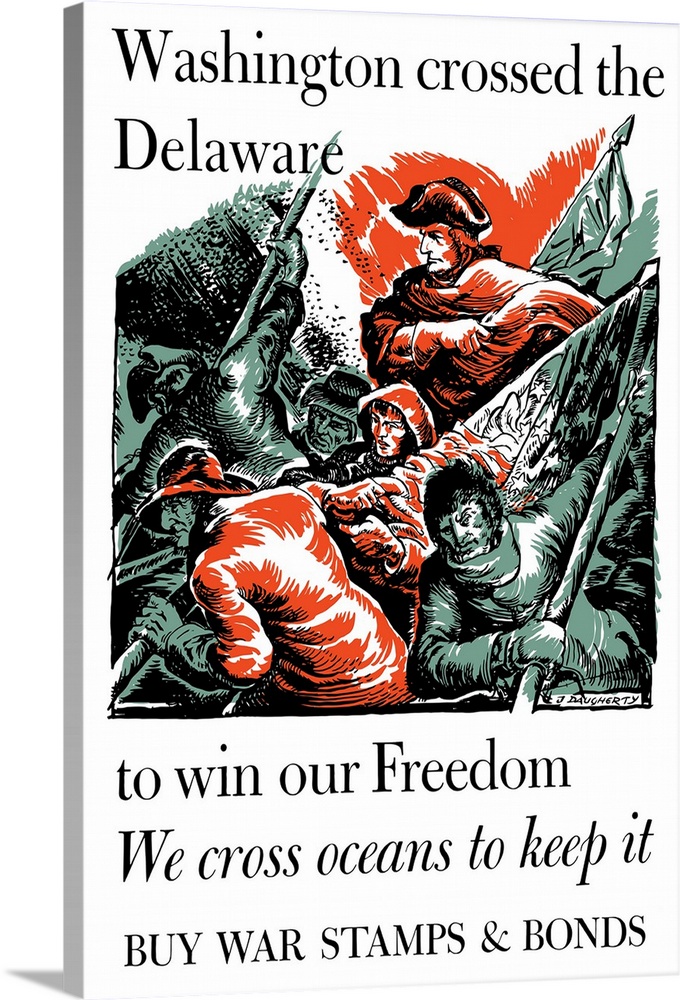Digitally Restored Vector War Propaganda Poster Washington 680x1000 Digitally Restored Vector War Propaganda Poster Washington