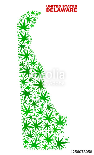 Vector Marijuana Delaware State Map Collage Concept With Green 302x500 Vector Marijuana Delaware State Map Collage Concept With Green