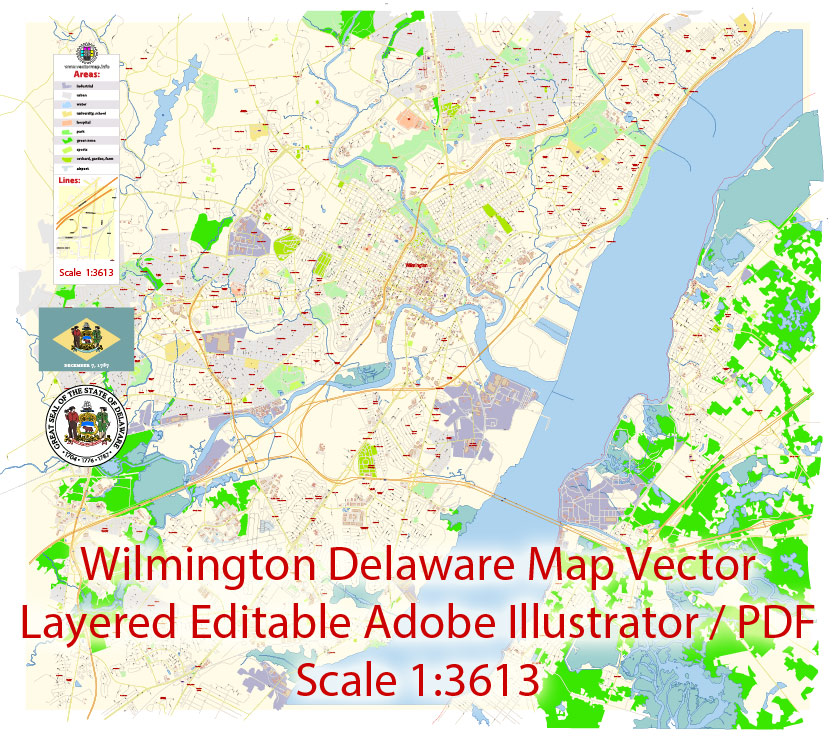 Wilmington Pdf Map Vector Exact City Plan Delaware Us Detailed 839x740 Wilmington Pdf Map Vector Exact City Plan Delaware Us Detailed