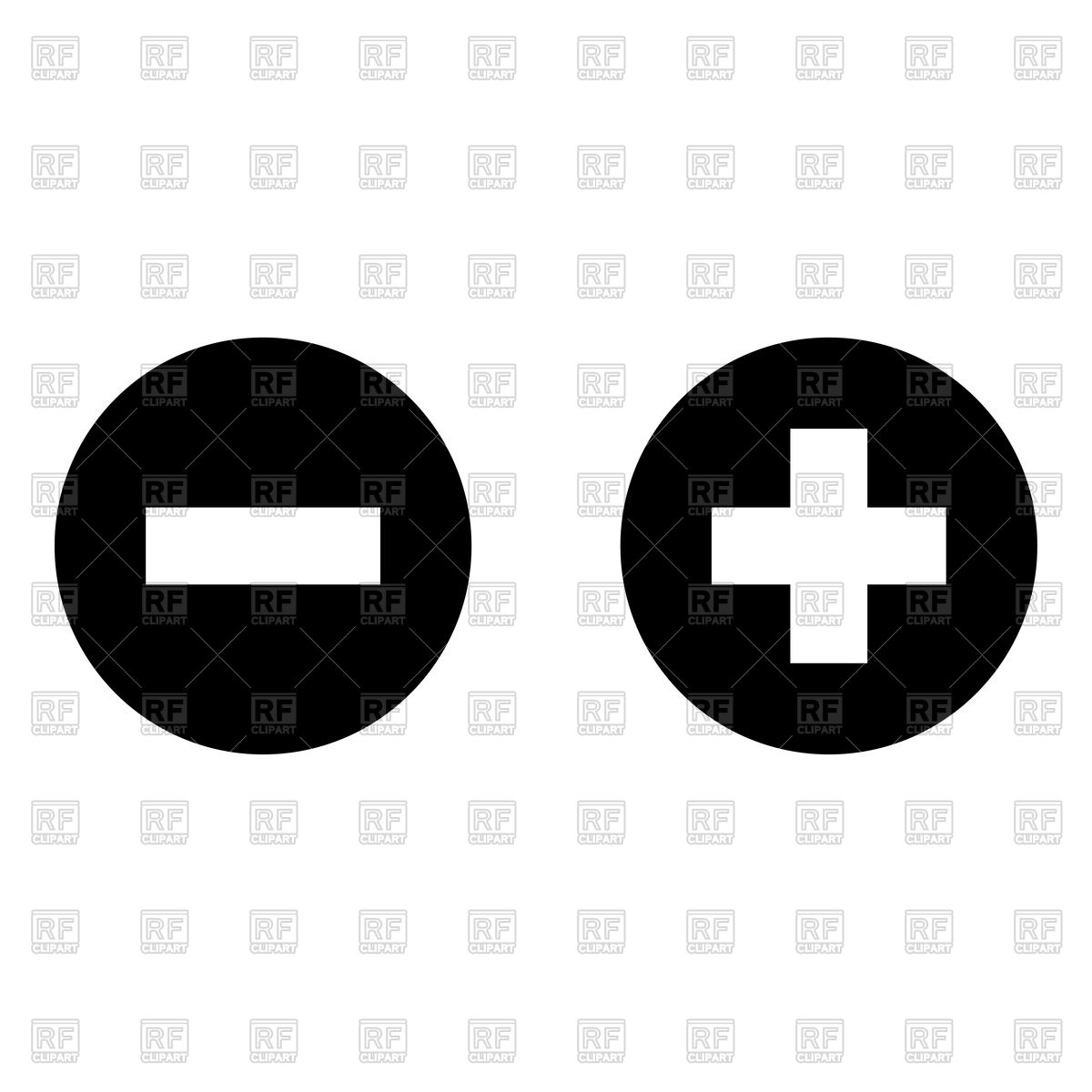 1200x1200 Add Sign And Delete Sign Icon Vector Image Of Icons And Emblems