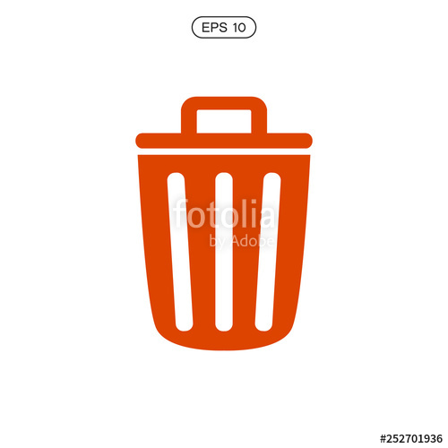 500x500 Delete Icon Vector Delete Vector Graphic Illustration Stock