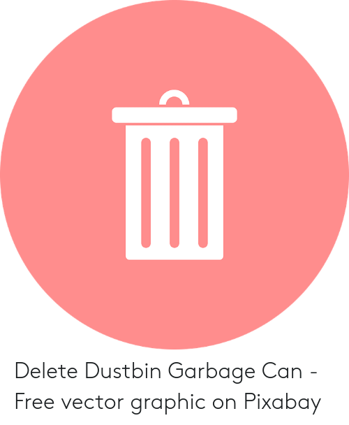 Delete Dustbin Garbage Can 500x608 Delete Dustbin Garbage Can