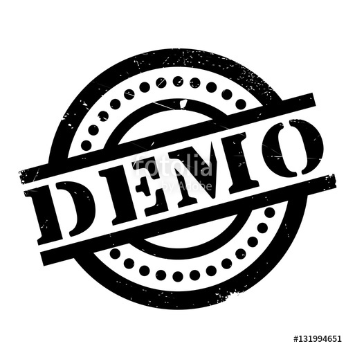 500x500 Demo Rubber St Grunge Design With Dust Scratches Effects Can