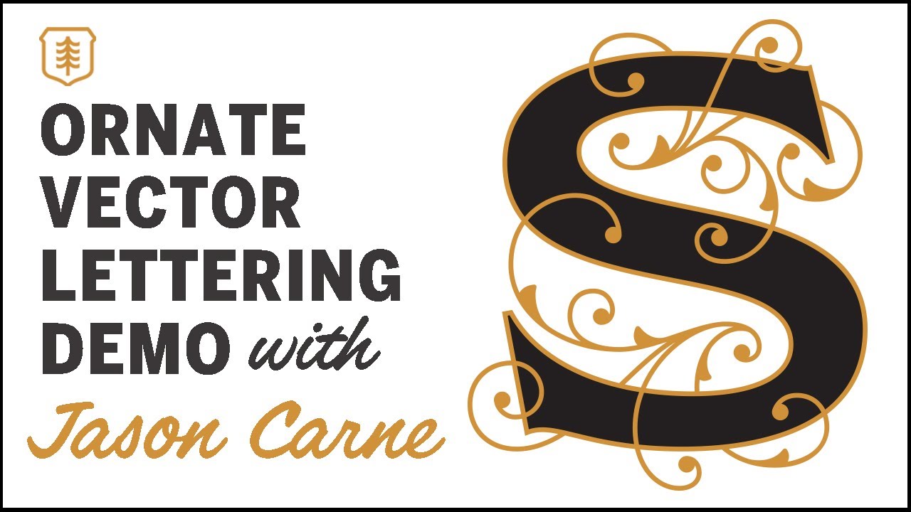 1280x720 Ornate Vector Lettering Art Demo W Jason Carne