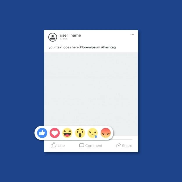 626x626 Post Template With Emoticons Vector Free Download Facebook Demo
