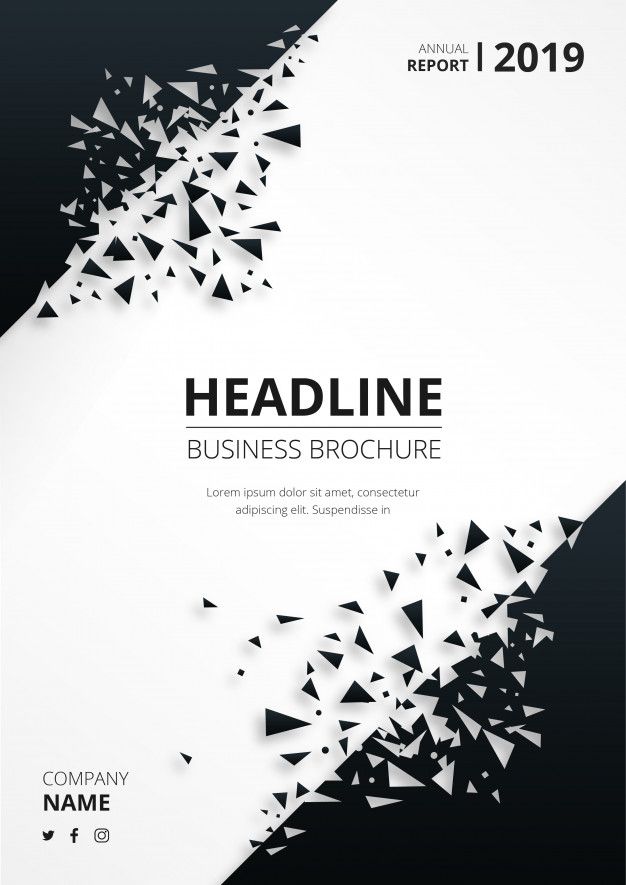 626x885 Demo Design Office Posters Business Brochure, Vector Free