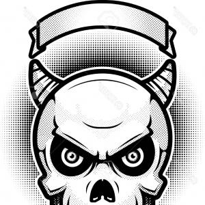 300x300 Photostock Vector Demon Skull Logo Illustration Catchsplace