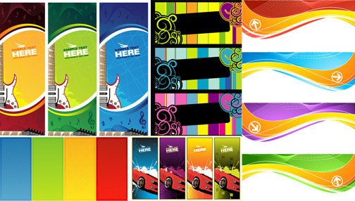 504x286 Digital Banner Background Free Vector Download