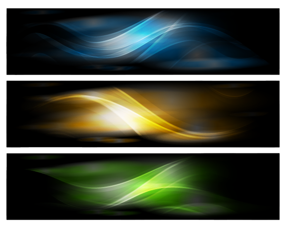 580x465 Abstract Design Banners Vector Background Free Vector Graphics