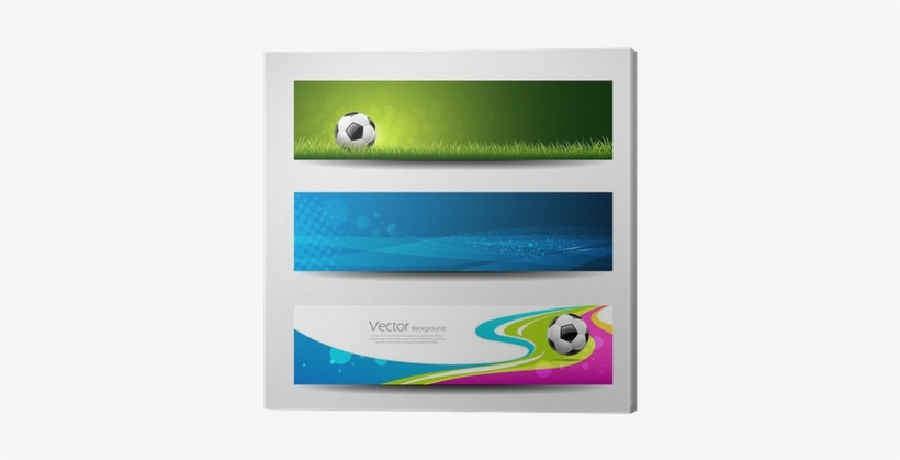 820x419 Banner Headers Soccer Ball Design Background, Vector