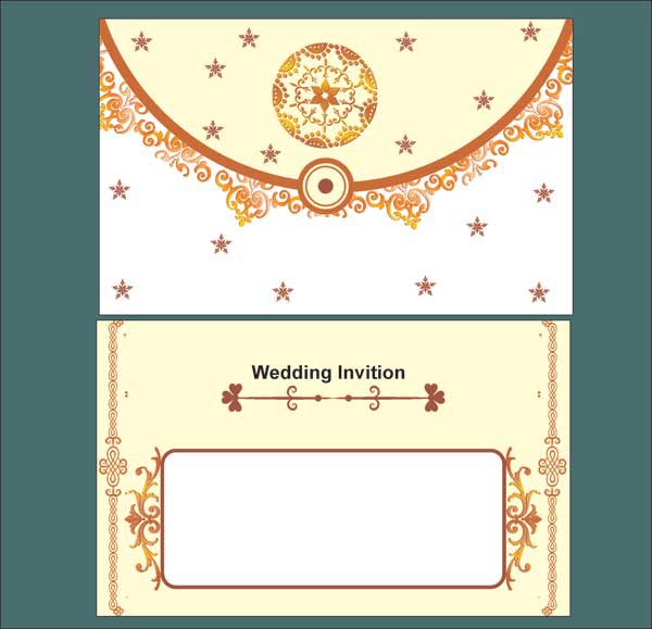 600x579 Wedding Invitations Template, Free Vector Art Design Free