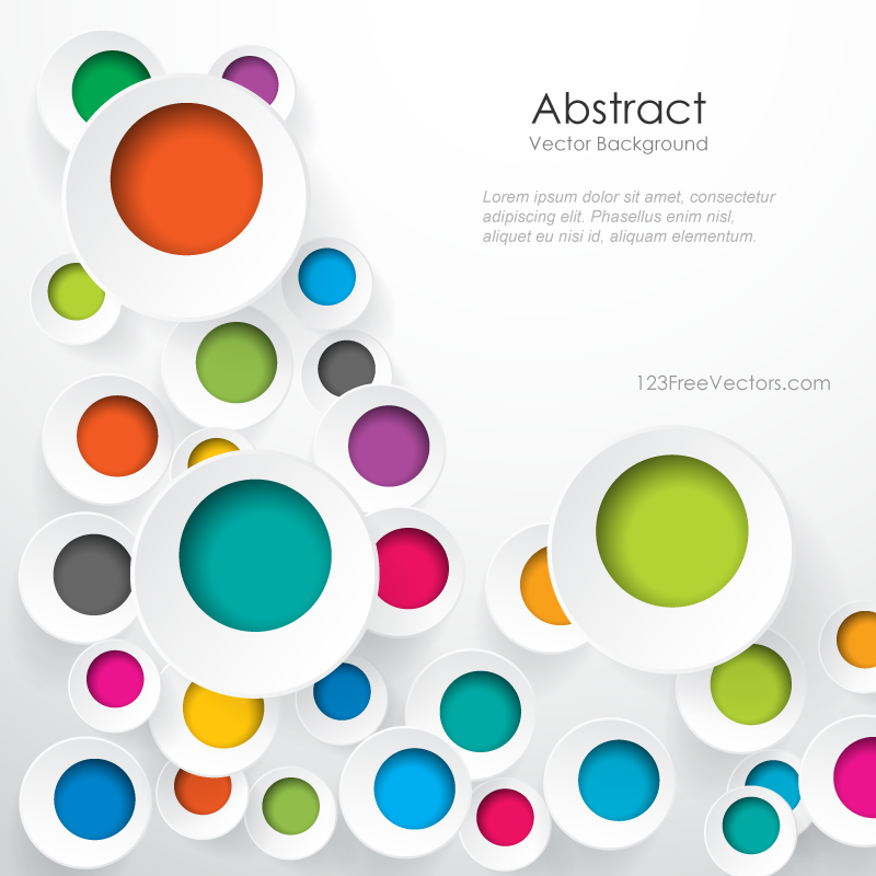 800x800 Colorful Geometric Circle Designs Background Image Crafty Prezi
