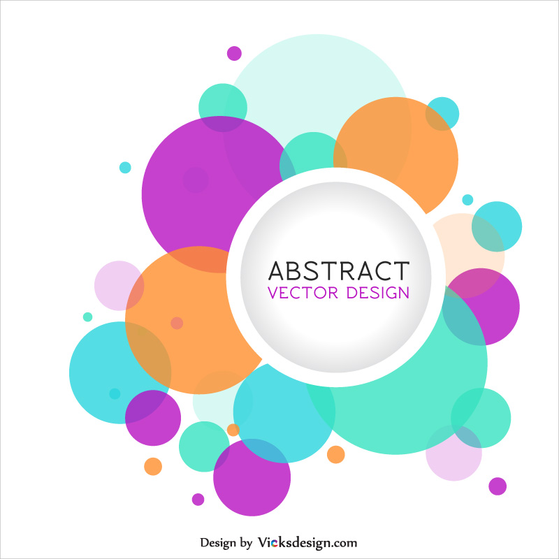 800x800 Abstract Circled Colorful Background Vector Design