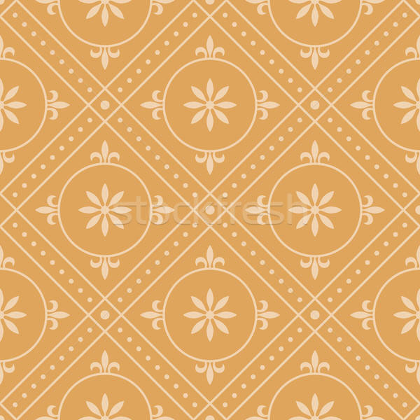 600x600 Vintage Background Seamless Pattern