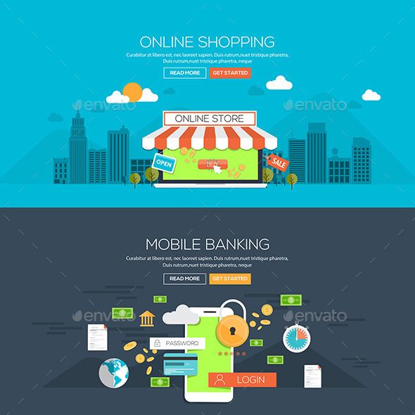 590x590 Flat Design Illustration Concepts