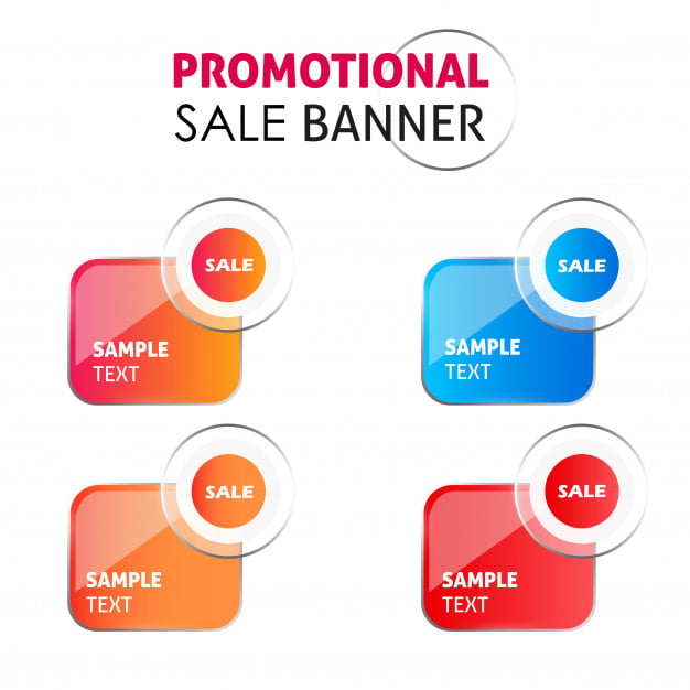 626x626 Vector Promotional Sale Banner Designs Free Graphics