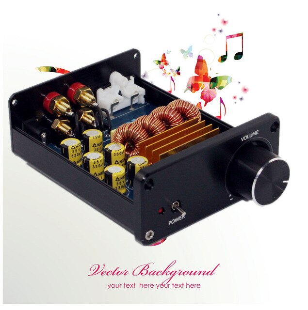 635x640 Desk Mini Hifi Digital Audio Power Amplifier High Power Can
