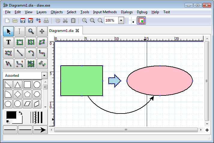 713x475 Dia Draws Your Structured Diagrams Free Windows, Mac Os X