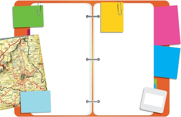 Diary Free Vector In Adobe Illustrator 600x389 Diary Free Vector In Adobe Illustrator