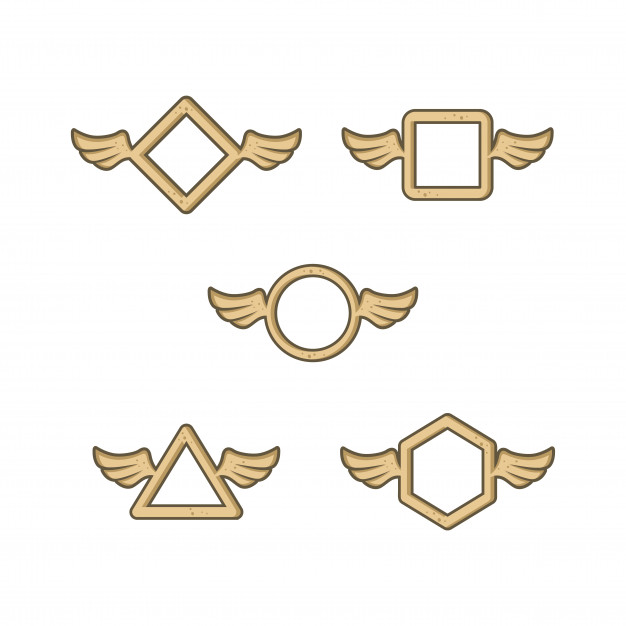 Dimension Shape With Angel Bird Wing Vector Premium Download 626x626 Dimension Shape With Angel Bird Wing Vector Premium Download