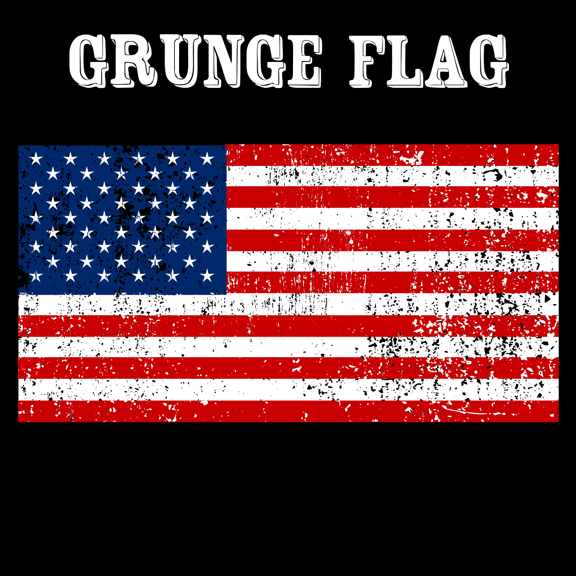2000x2000 Distressed American Flag Shirt Free Vector Art