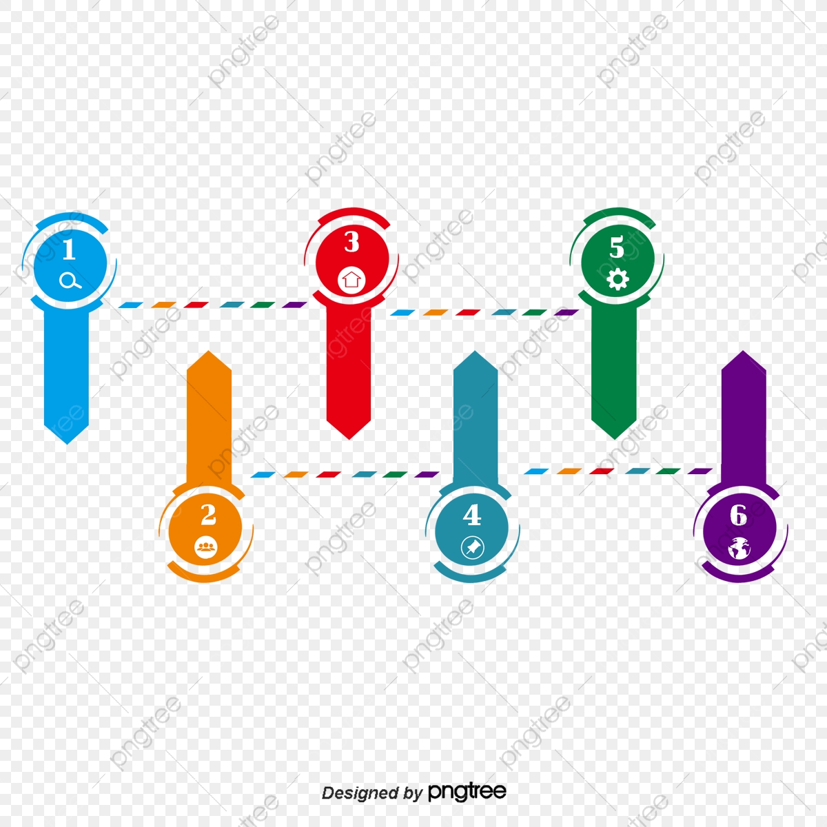 1200x1200 Vector Circular Creative Design Diagram Distribution Directory