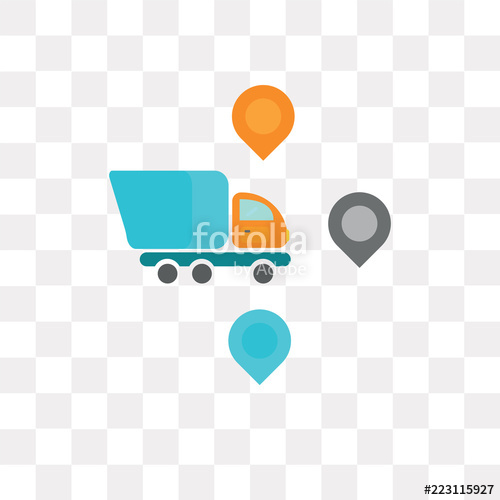 500x500 Distribution Icon On Transparent Background Modern Icons Vector