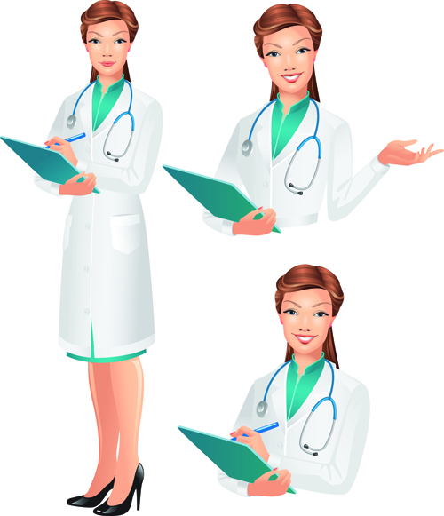 Vector Doctor Design Elements Set Free Download 500x581 Vector Doctor Design Elements Set Free Download