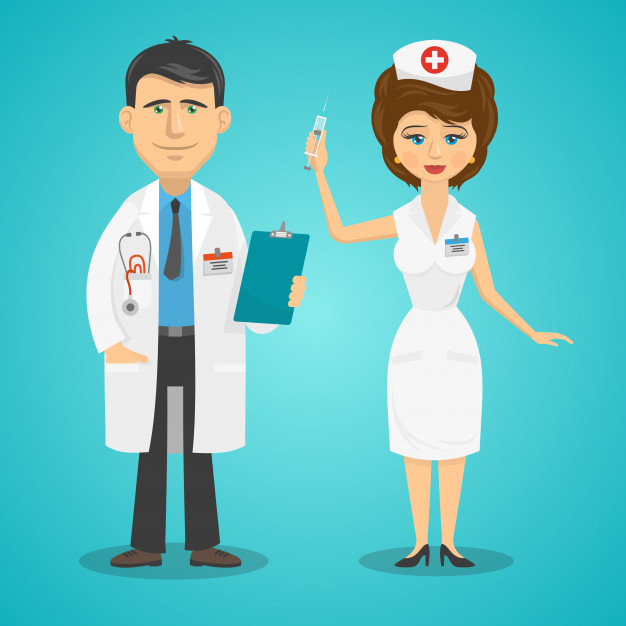 Doctor And Nurse Vector Free Download 626x626 Doctor And Nurse Vector Free Download