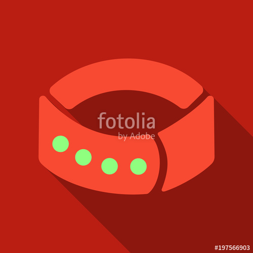 500x500 Dog Collar Vector Icon In Cartoon Style For Web Stock Image