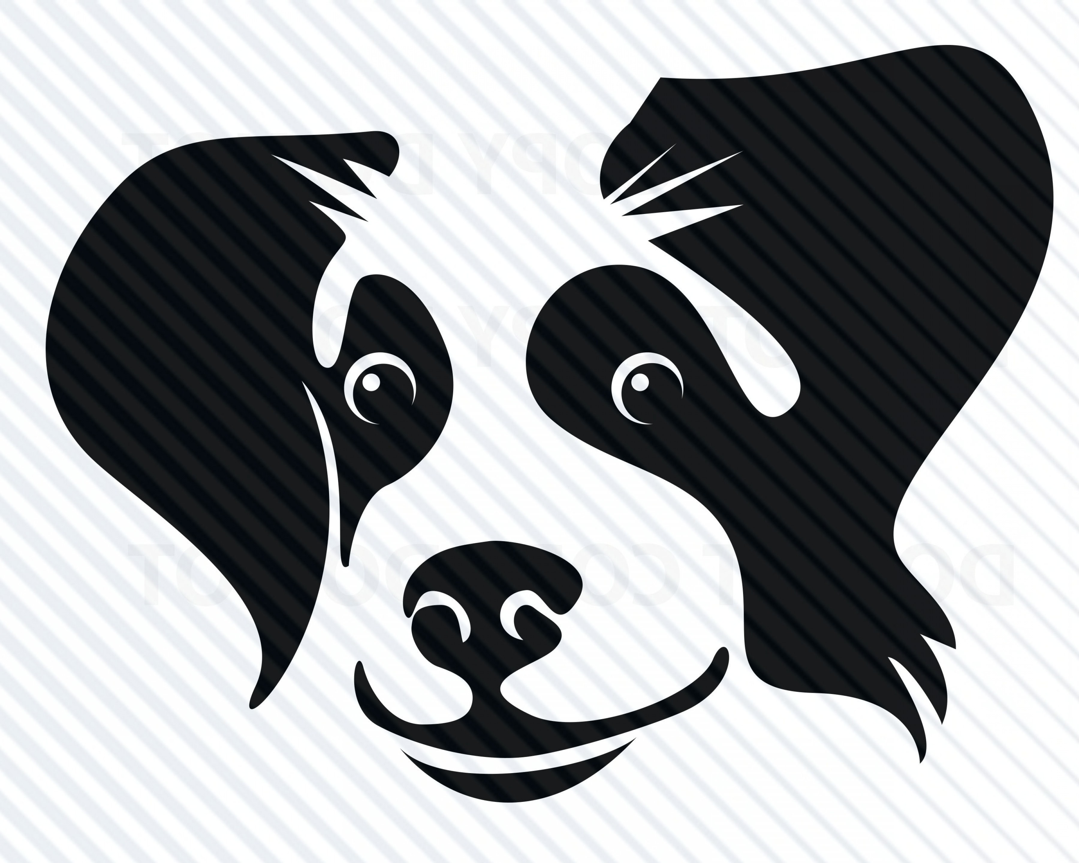 3600x2880 Dog Face Dog Head Vector Handandbeak