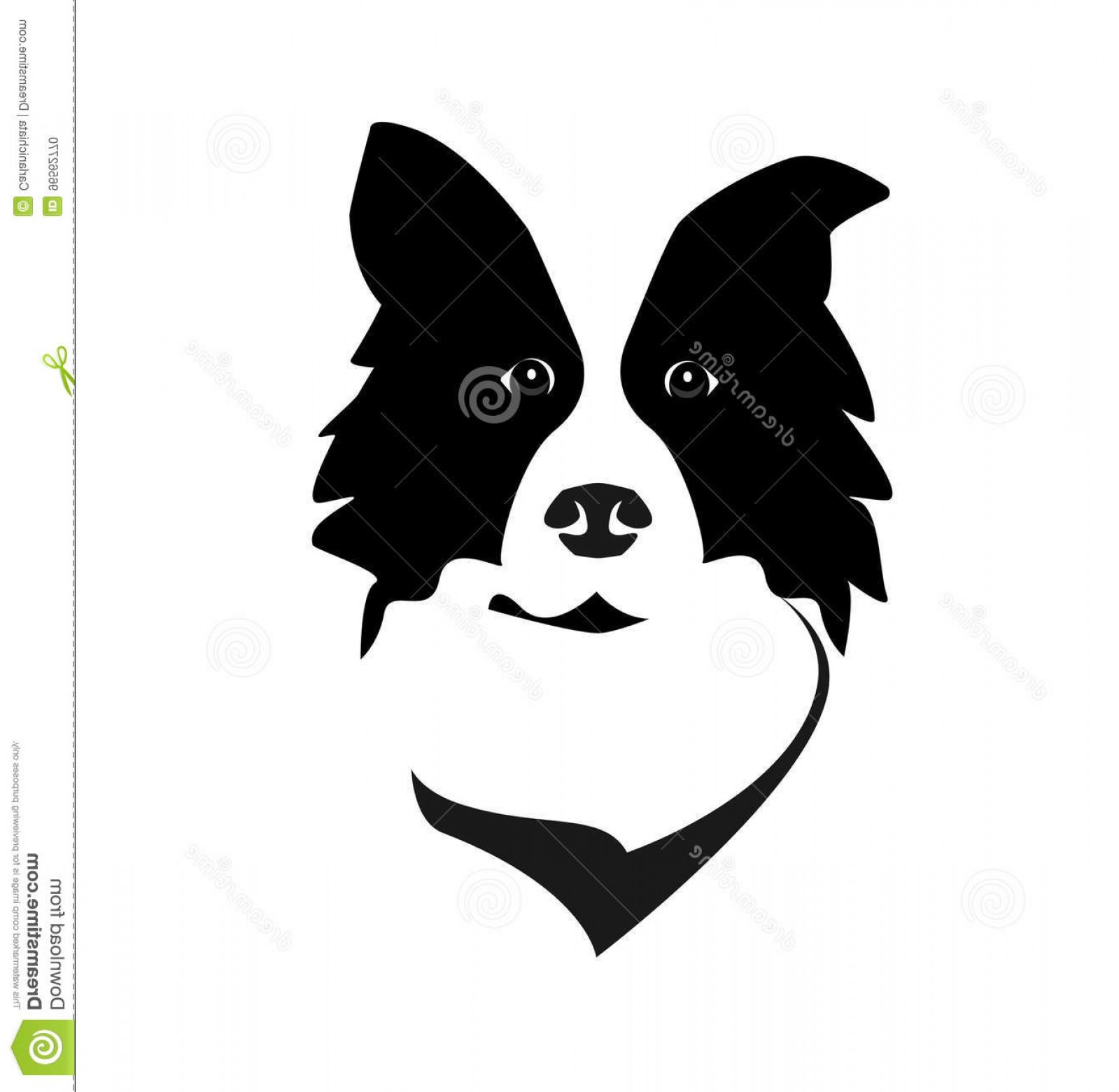 Vector Dog Face At Vectorified.com 