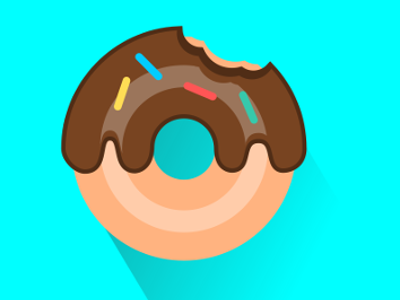 400x300 Donut Vector