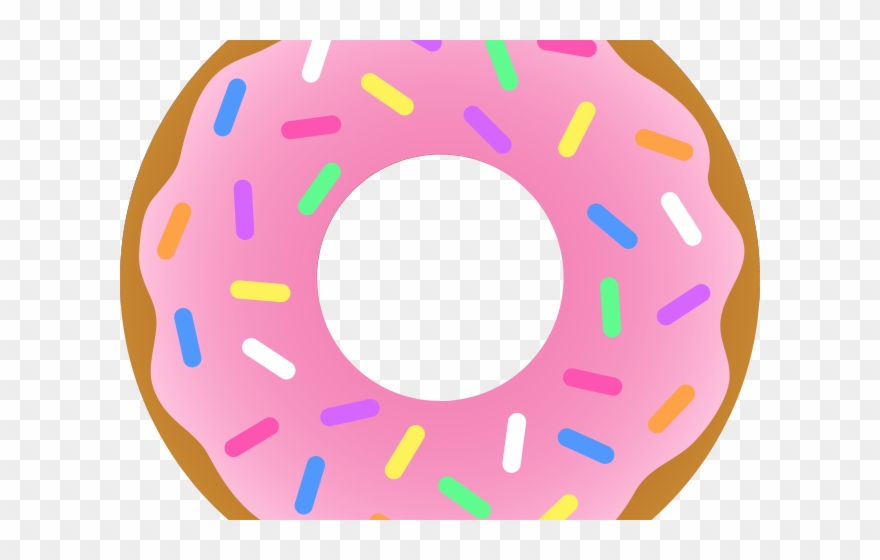 880x560 Doughnut Clipart Vector