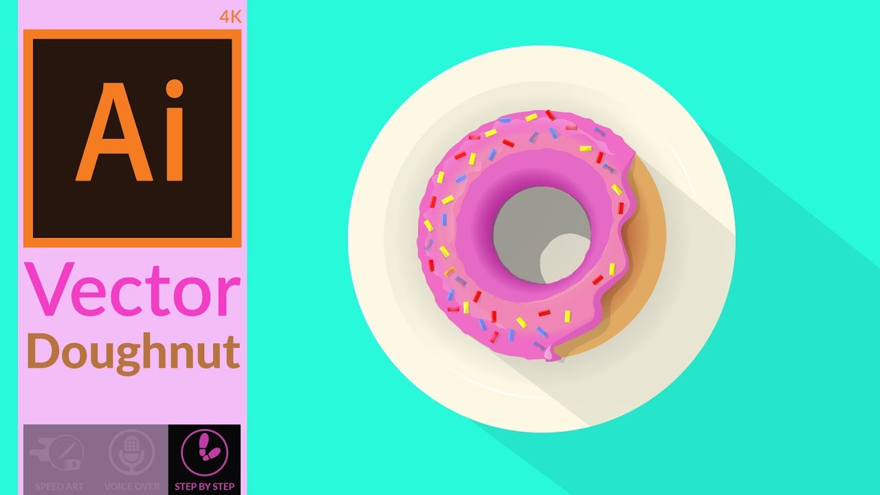 1280x720 Designing A Vector Donut In Adobe Illustrator Cc